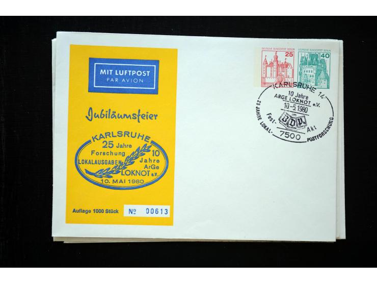 1945/50 (ca.), einige hundert Briefe, Karten und Ganzsachen mit sehr vielen besseren Verwendungen und Besonderheiten, dabei u