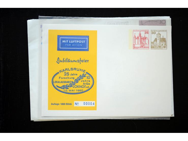 1945/50 (ca.), einige hundert Briefe, Karten und Ganzsachen mit sehr vielen besseren Verwendungen und Besonderheiten, dabei u