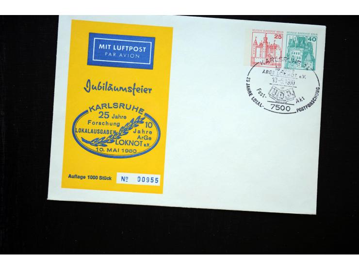 1945/50 (ca.), einige hundert Briefe, Karten und Ganzsachen mit sehr vielen besseren Verwendungen und Besonderheiten, dabei u