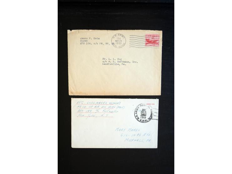 1945/70 (ca.), Alliierte Feldpost und Dienstpost in Deutschland, interessanter Posten mit vielen verschiedenen Feldpost- und 