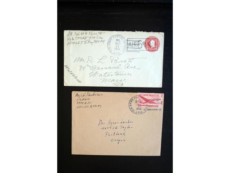 1945/70 (ca.), Alliierte Feldpost und Dienstpost in Deutschland, interessanter Posten mit vielen verschiedenen Feldpost- und 
