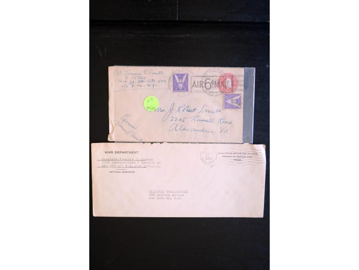 1945/70 (ca.), Alliierte Feldpost und Dienstpost in Deutschland, interessanter Posten mit vielen verschiedenen Feldpost- und 