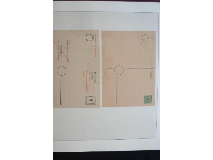 1945/19, postfrische und gestempelte Sammlung teils spezialisiert mit besseren Farben, Mi.-Nr. 80Xa gestempelt (1 Zahn verkür