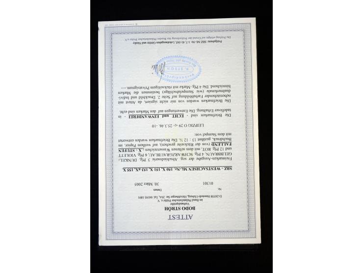 1945/46, interessante, vorwiegend gestempelte Partie dabei u.a. Mi.-Nr. 66-71XA gestempelt, einheitlich aus der rechten unter