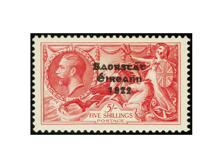 5 s. with flat accent, unused o.g., fine (SG 100a)