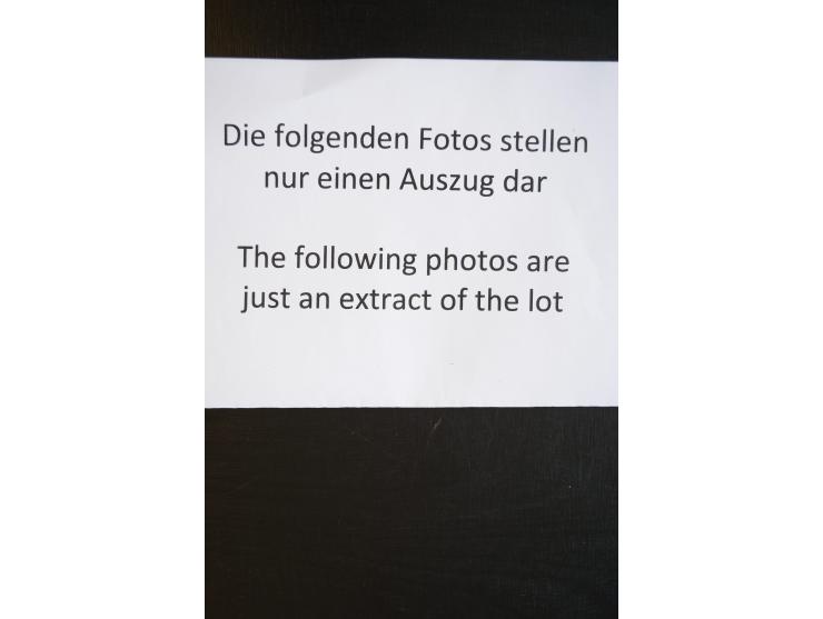 1945, umfangreicher Bogen-Posten mit ca. 650 Stück in unterschiedlichen Mengen von ca. 60 bis 140 Stück, dabei verschiedene P