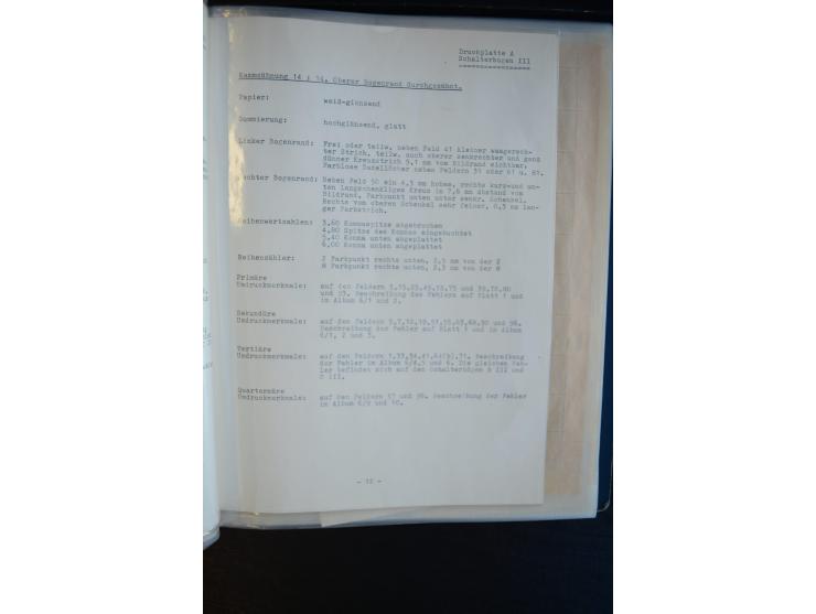 1945, umfangreicher Bogen-Posten mit ca. 650 Stück in unterschiedlichen Mengen von ca. 60 bis 140 Stück, dabei verschiedene P