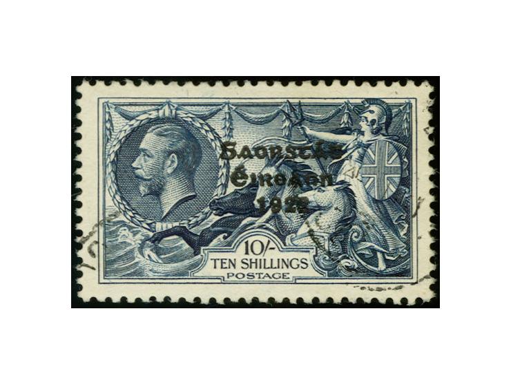 10 s. indigo, used, very fine