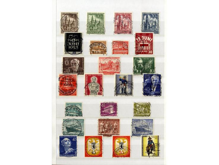 1948/68, gestempelte kpl. Sammlung, dabei Block 1II, dieser und Nr. 1-20 Fotoattest H.-D. Schlegel BPP (2016)