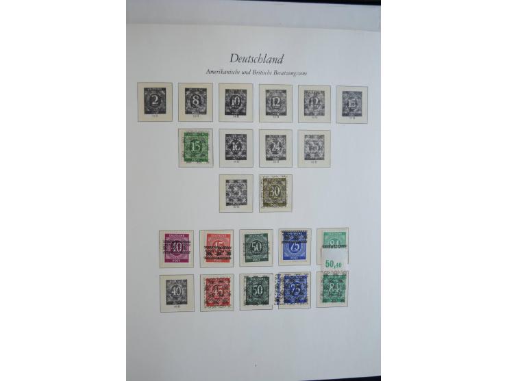 1945/49, postfrische Sammlung mit Doubletten (einige wenige ungebrauchte) mit u.a. Mi.-Nr. 52-68I+II (sign. Schlegel BPP), I-