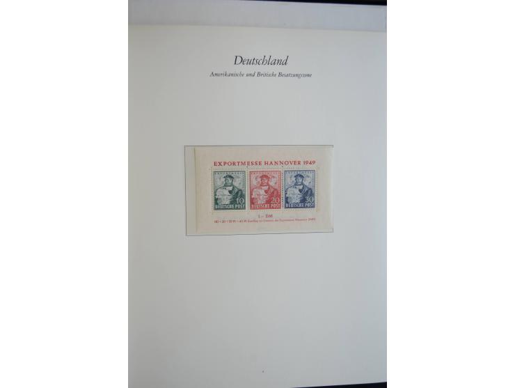 1945/49, postfrische Sammlung mit Doubletten (einige wenige ungebrauchte) mit u.a. Mi.-Nr. 52-68I+II (sign. Schlegel BPP), I-