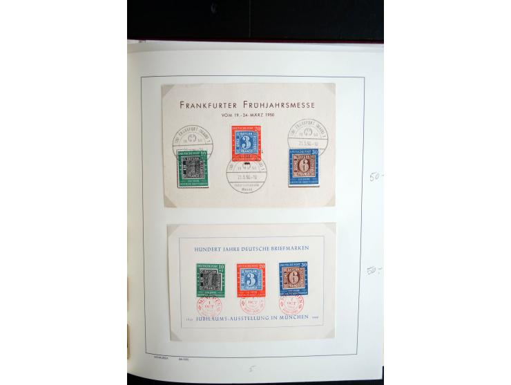 1949/67, reichhaltige Sammlung Briefe, Karten und FDC, dabei gute Frankaturen, Einzelfrankaturen, Mehrfachfrankaturen, waager