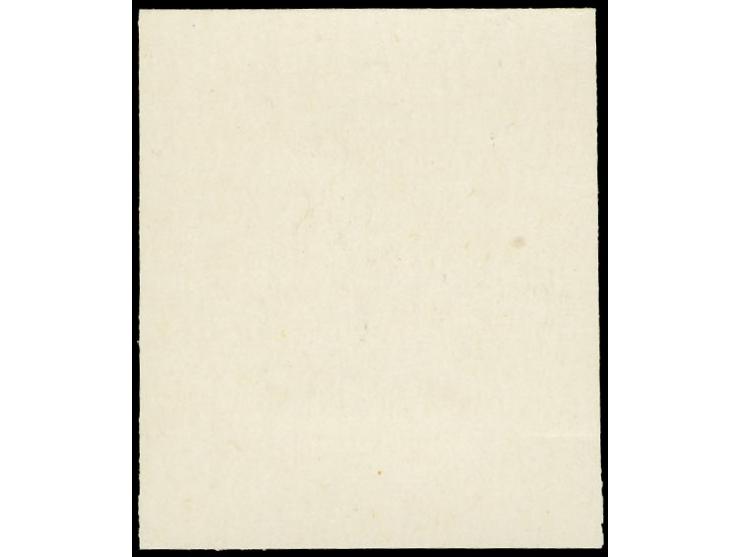1922, Definitive 2½d. imperforated colour proof in pale orange-brown, unused and mounted on chalk paper (40X40mm) with stampe