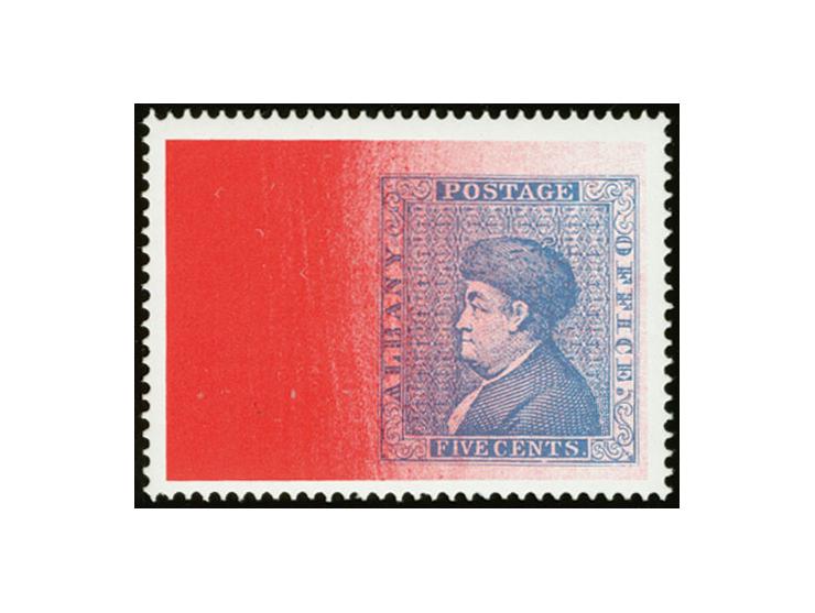 1976, US Bicentenary 15d. with missing silver print, mint never hinged, very fine, only 86 examples known, signed Feldman and
