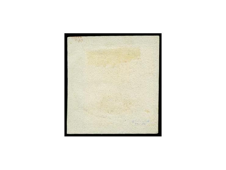 10 c. black, slightly touched in the upper frame line at left, otherwise ample to wide margins, tied by red cds. of Remich to