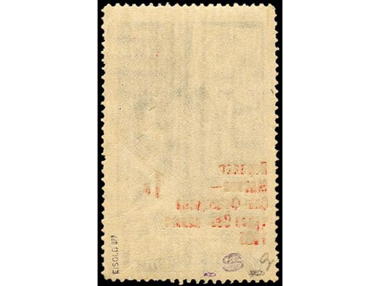 1935, Lewanewskji 1 p. on 10 k. dark brown, unused, small shortend perforations at lower right, otherwise fine, signed Eisold
