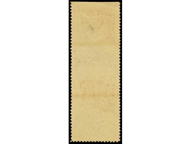 1938, Red Army Soldier 50k. as vertical pair imperforated in between and top, mint never hinged, crease at upper stamp, scarc