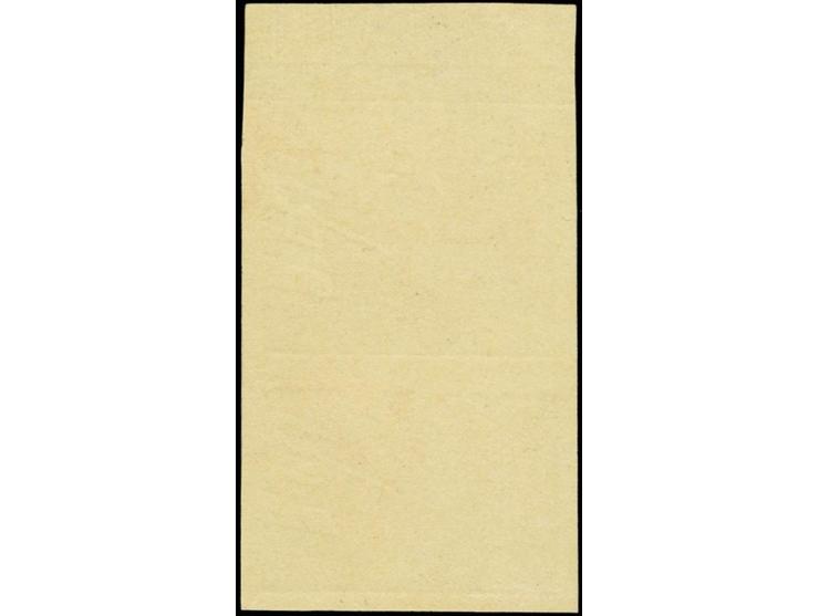 1938, Red Army 1 rbl. on thick creamy paper, imperforated vertical pair with upper sheet margin, mint never hinged, fine and 