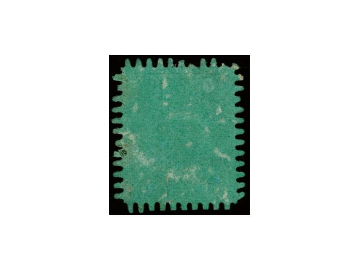 8 penni,  roulette V, lightly used with blue cds. of Abo, few added or short perforations, small thin and vertical fold, stil