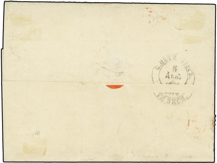 8 penni, roulette II, horizontal pair with sheet margin and single in combination with 40 penni carmine on bluish lilac paper