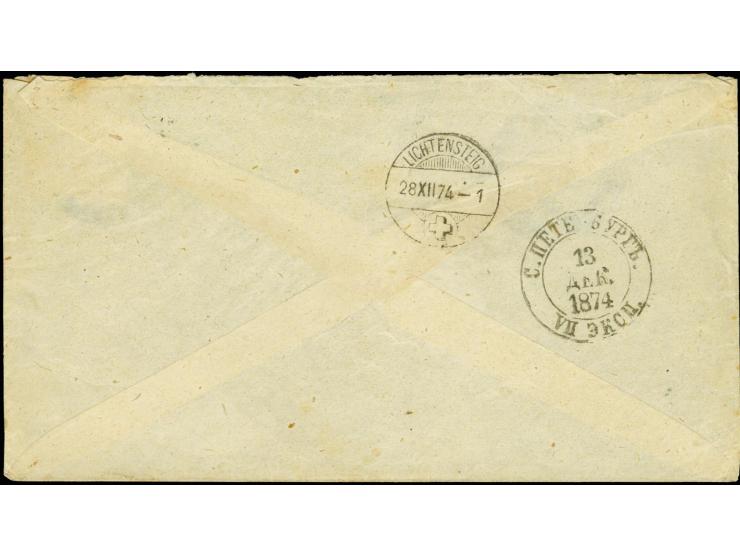 8 penni, roulette II, two singles in combination with 40 penni lilac red on ordinary bluish-lilac paper tied by green TPO pos
