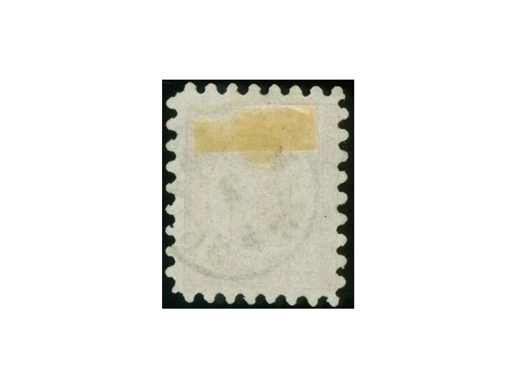 40 penni carmine on ordinary paper in fresh shade, roulette I, used with clear cds. "LOVISA 2 5 1866", fine, a scarce stamp