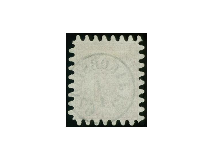 40 penni pale rose on ordinary paper in fresh shade with very clear and neat cds. "JAKOBSTAD 4 1 1867", very fine, certificat