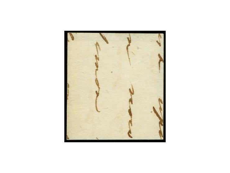 2 d. blue, nice colour and large margins all around, tied by target to piece, very fine, certificate H. Richter (1993), ex Sa