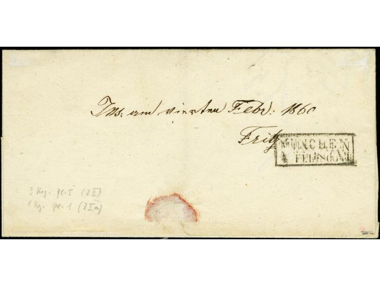 3 Kreuzer blau, Platte 5 und 1 Kreuzer rosa, beide Marken farbfrisch und allseits breitrandig mit klar aufgesetztem oMR "25" 