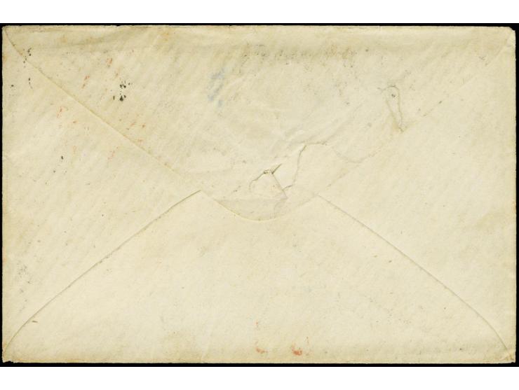 VEREINIGTE STAATEN: 1868, Wappen 7 Kreuzer ultramarin im senkrechten Paar, allseits breitrandig mit L2 "MÜNCHEN 21 FEB. 1870"