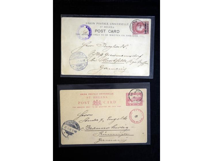CAMPS ON ST. HELENA: Broadbottom and Deadwood Camp, 12 cards and covers including one from Broadbottom sent to Germany with c