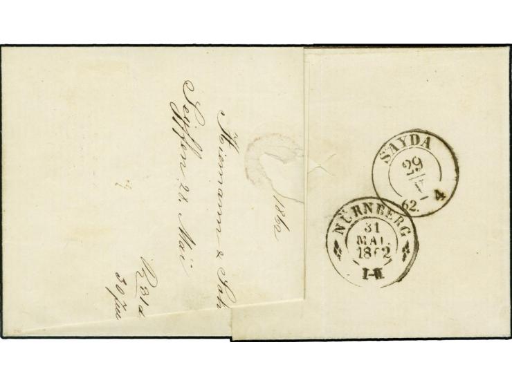 1855/63, Johann 1 Neugroschen auf feuerrot, 3 Einzelwerte, alle voll- bis breitrandig mit Nr. "26" und klar nebengesetztem EK
