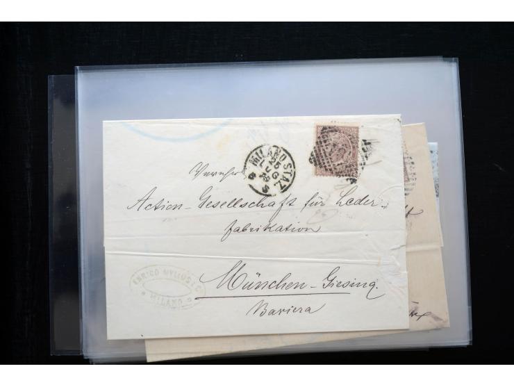1850/1900 (ca.), rund 150 Briefe, Karten und Ganzsachen, dabei viel Altdeutschland mit interessanten und guten Frankaturen, E