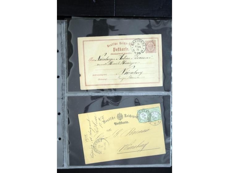 1850/1900 (ca.), rund 150 Briefe, Karten und Ganzsachen, dabei viel Altdeutschland mit interessanten und guten Frankaturen, E