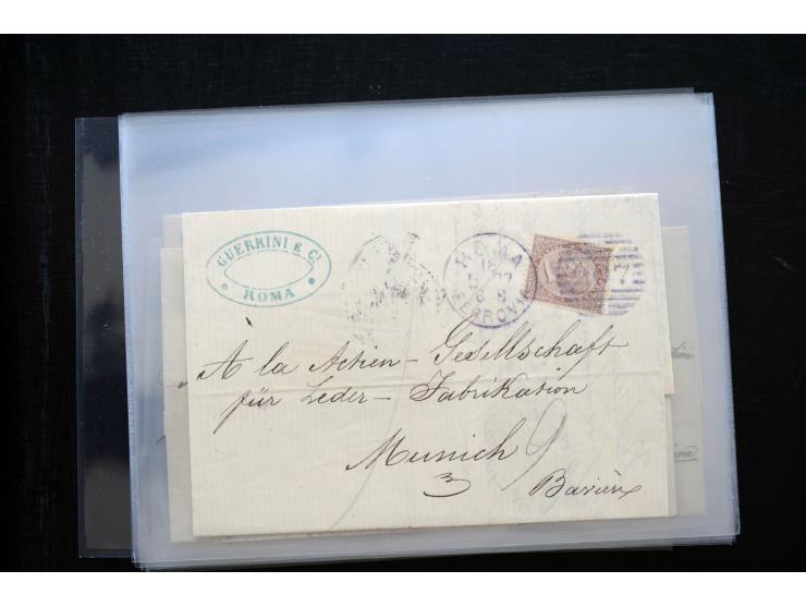 1850/1900 (ca.), rund 150 Briefe, Karten und Ganzsachen, dabei viel Altdeutschland mit interessanten und guten Frankaturen, E