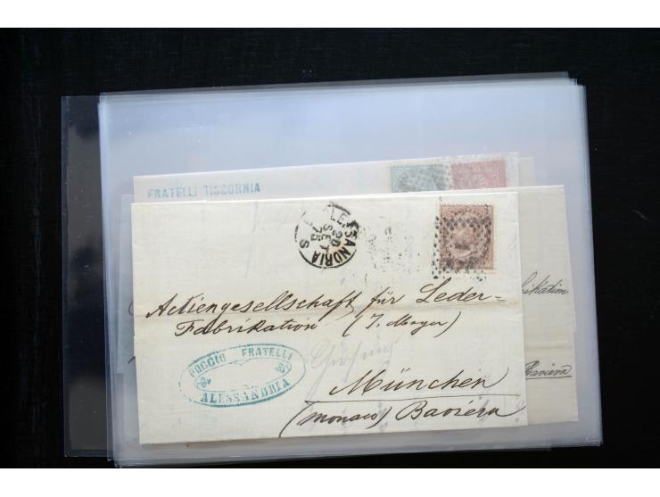 1850/1900 (ca.), rund 150 Briefe, Karten und Ganzsachen, dabei viel Altdeutschland mit interessanten und guten Frankaturen, E