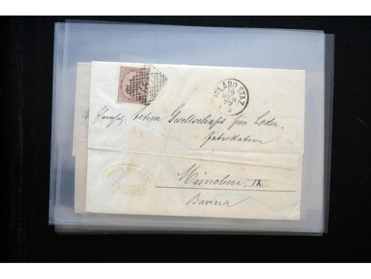1850/1900 (ca.), rund 150 Briefe, Karten und Ganzsachen, dabei viel Altdeutschland mit interessanten und guten Frankaturen, E