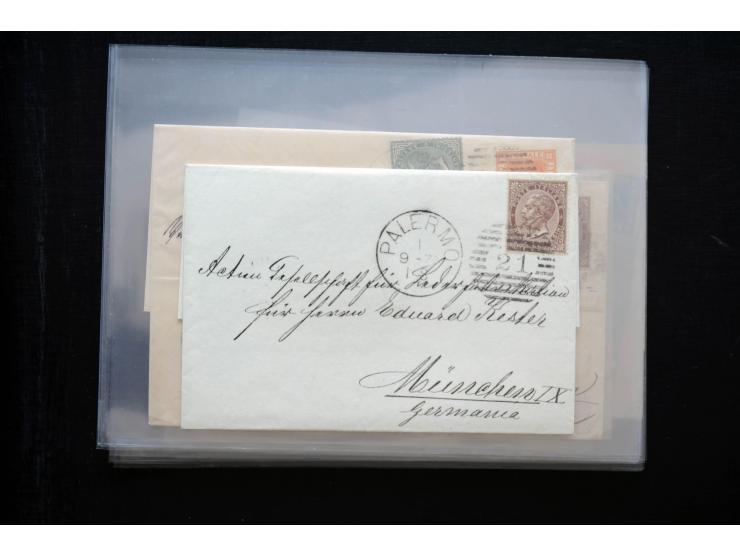 1850/1900 (ca.), rund 150 Briefe, Karten und Ganzsachen, dabei viel Altdeutschland mit interessanten und guten Frankaturen, E