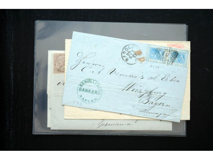 1850/1900 (ca.), rund 150 Briefe, Karten und Ganzsachen, dabei viel Altdeutschland mit interessanten und guten Frankaturen, E