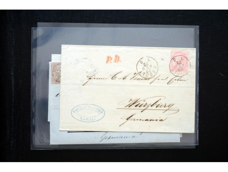 1850/1900 (ca.), rund 150 Briefe, Karten und Ganzsachen, dabei viel Altdeutschland mit interessanten und guten Frankaturen, E