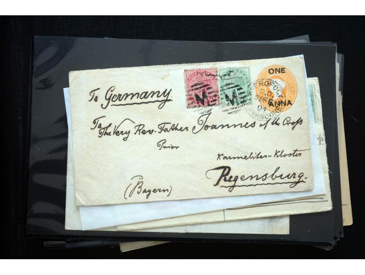 1850/1900 (ca.), rund 150 Briefe, Karten und Ganzsachen, dabei viel Altdeutschland mit interessanten und guten Frankaturen, E