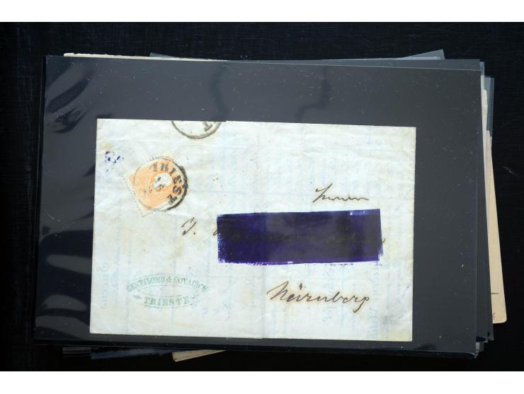 1850/1900 (ca.), rund 150 Briefe, Karten und Ganzsachen, dabei viel Altdeutschland mit interessanten und guten Frankaturen, E