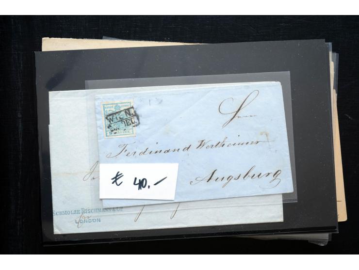 1850/1900 (ca.), rund 150 Briefe, Karten und Ganzsachen, dabei viel Altdeutschland mit interessanten und guten Frankaturen, E