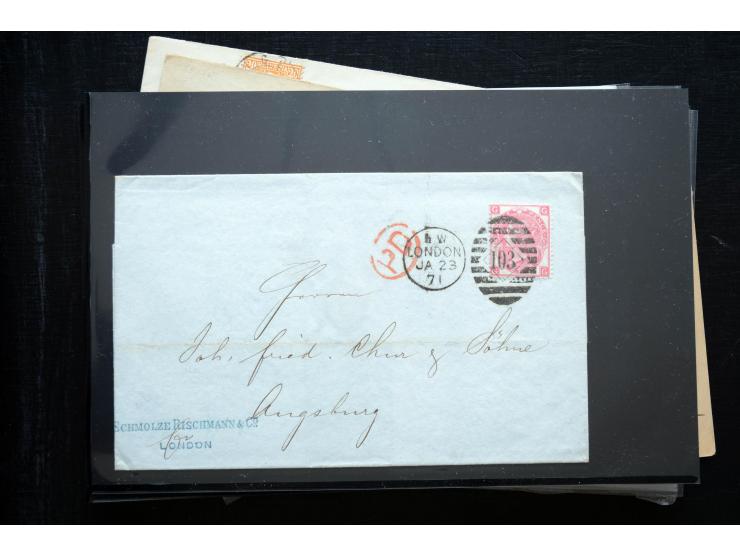 1850/1900 (ca.), rund 150 Briefe, Karten und Ganzsachen, dabei viel Altdeutschland mit interessanten und guten Frankaturen, E