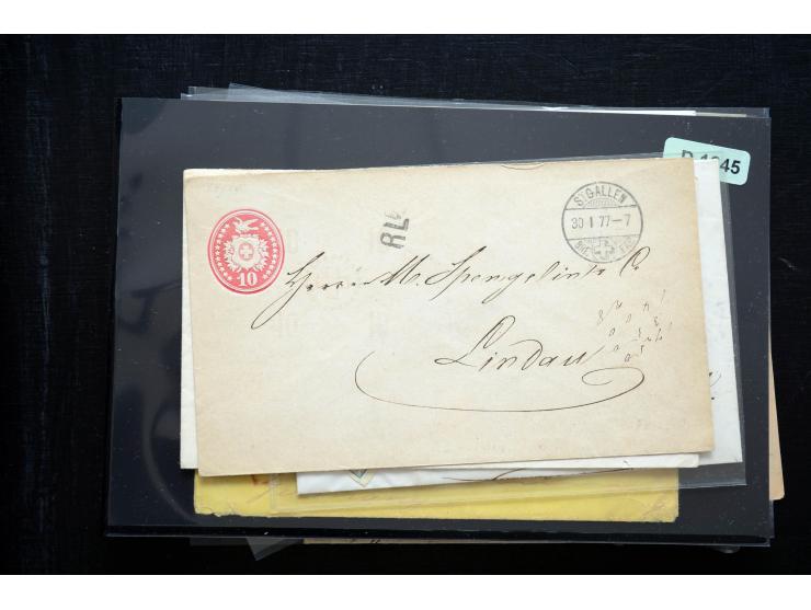 1850/1900 (ca.), rund 150 Briefe, Karten und Ganzsachen, dabei viel Altdeutschland mit interessanten und guten Frankaturen, E