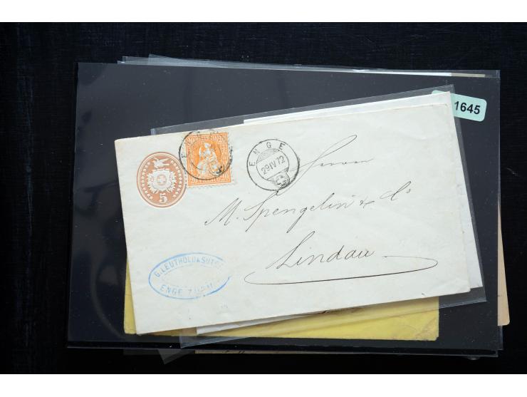 1850/1900 (ca.), rund 150 Briefe, Karten und Ganzsachen, dabei viel Altdeutschland mit interessanten und guten Frankaturen, E