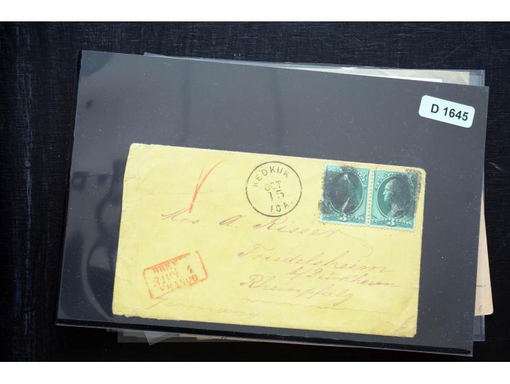 1850/1900 (ca.), rund 150 Briefe, Karten und Ganzsachen, dabei viel Altdeutschland mit interessanten und guten Frankaturen, E