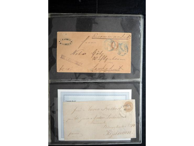 1850/1900 (ca.), rund 150 Briefe, Karten und Ganzsachen, dabei viel Altdeutschland mit interessanten und guten Frankaturen, E