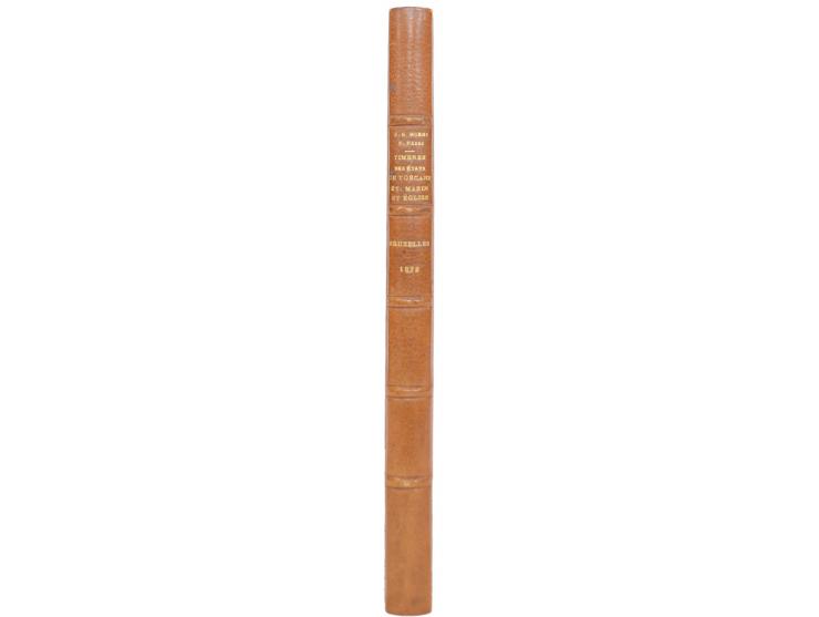 Italien/ Toskana: Moens, Jean-Baptiste: Timbres des États de Toscane et Saint-Marin / Pio Fabri: des États de l’Eglise, 2. Au