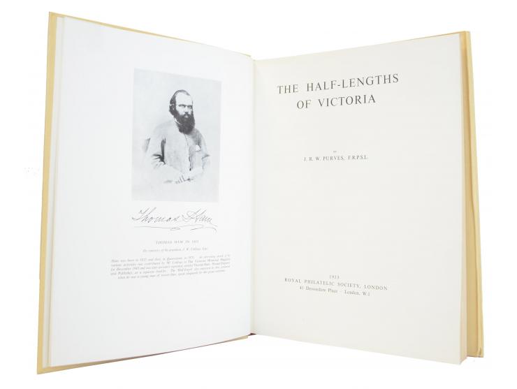 Australien: Purves, J. R. W.: The Half-Lengths of Victoria, London 1953, 216 S. und 31 Bildtafeln im Schuber, Nr. 90 der auf 